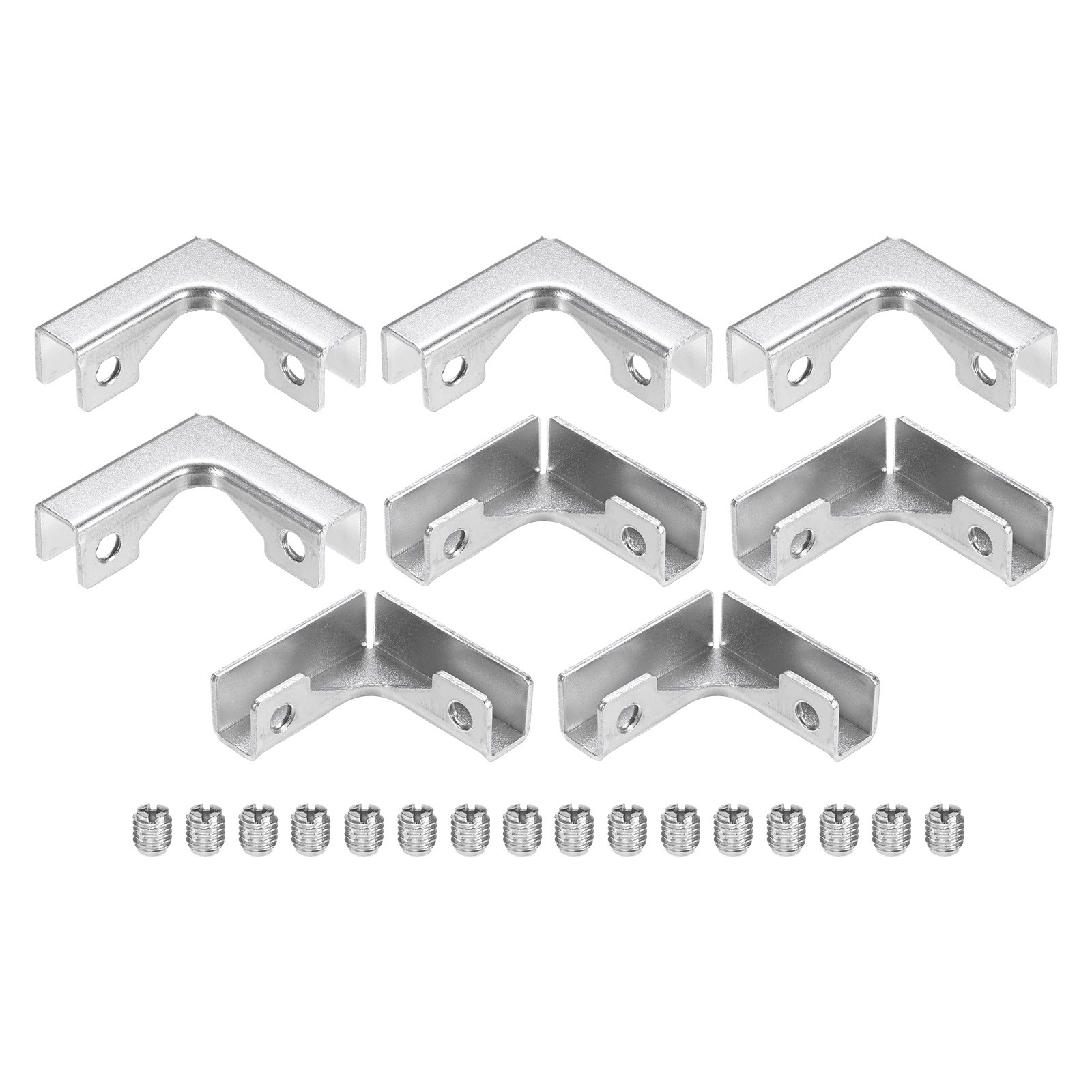 8 PCS 8-10mm Glass Fixing Clip L-Shaped Glass Combination Fixing Bracket