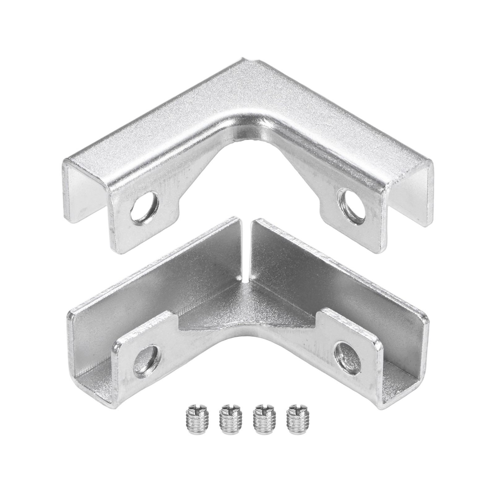 2 PCS 8-10mm Glass Fixing Clip L-Shaped Glass Combination Fixing Bracket