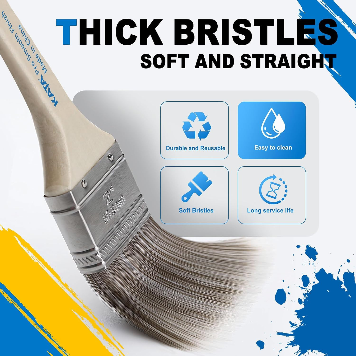 Household Painting Tool Kit – 4 Inch Paint Tray with 8 Pack Disposable Liners, 3
