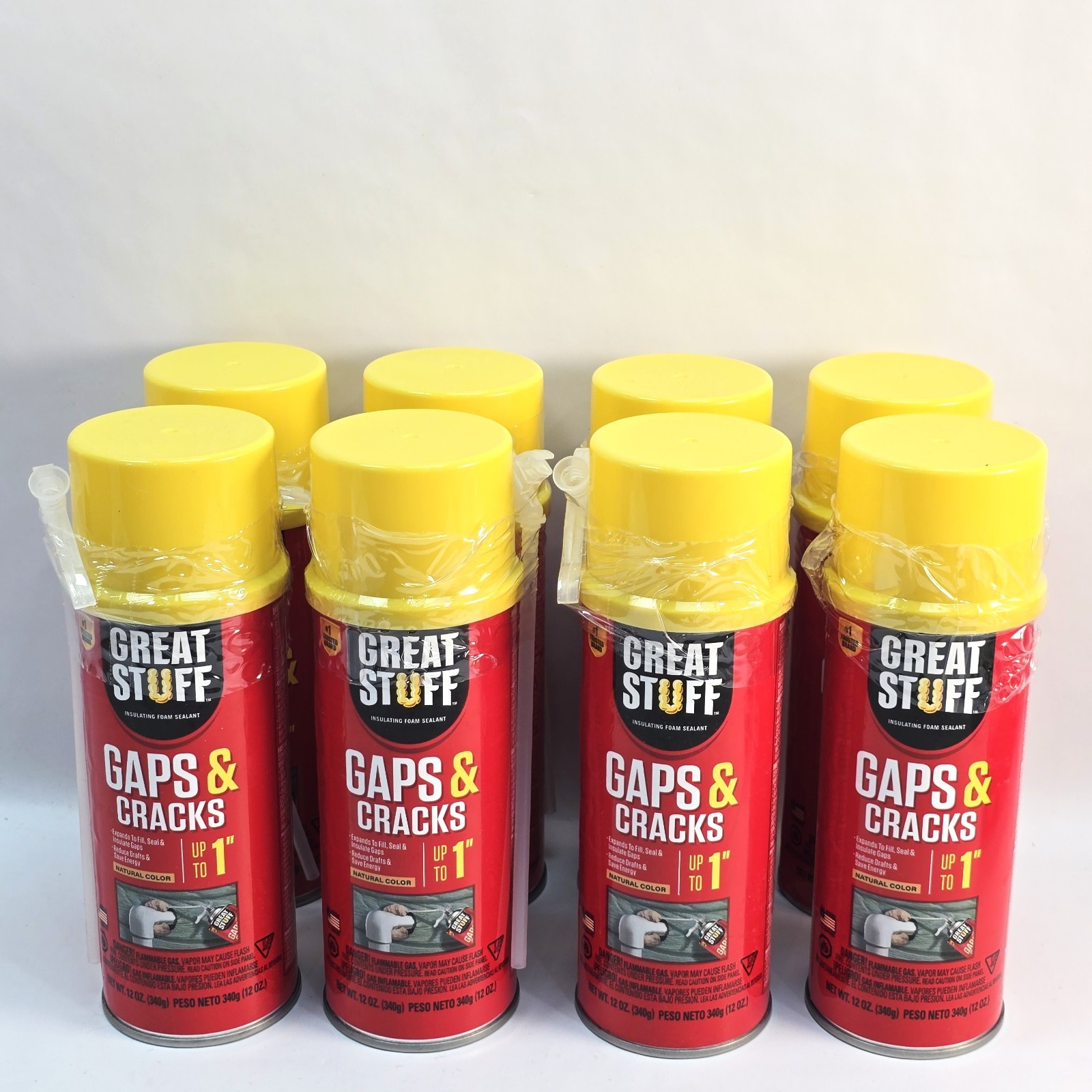Cans Dow Great Stuff Gaps & Cracks Expanding Foam Sealant Insulation 12oz