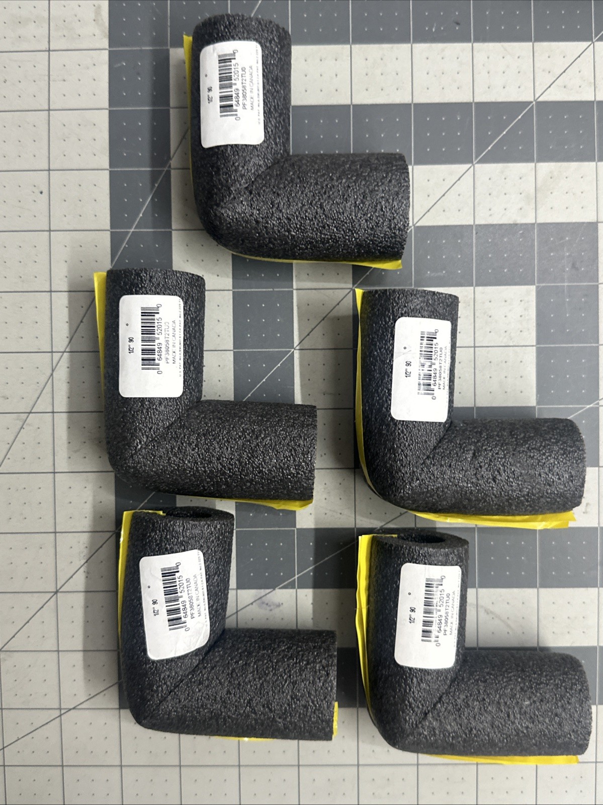 NOS 5-Pack Thermwell Frost King ELB78H 3/4In. Polyethylene Foam Pipe Elbow