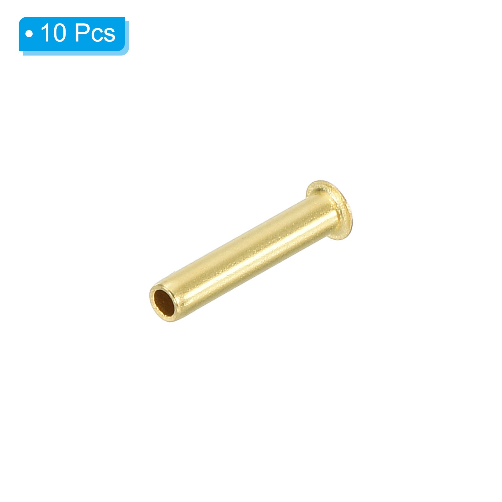 10 Pcs Brass Compression Insert for 1/8″ Tube OD Compression Insert Tube Support