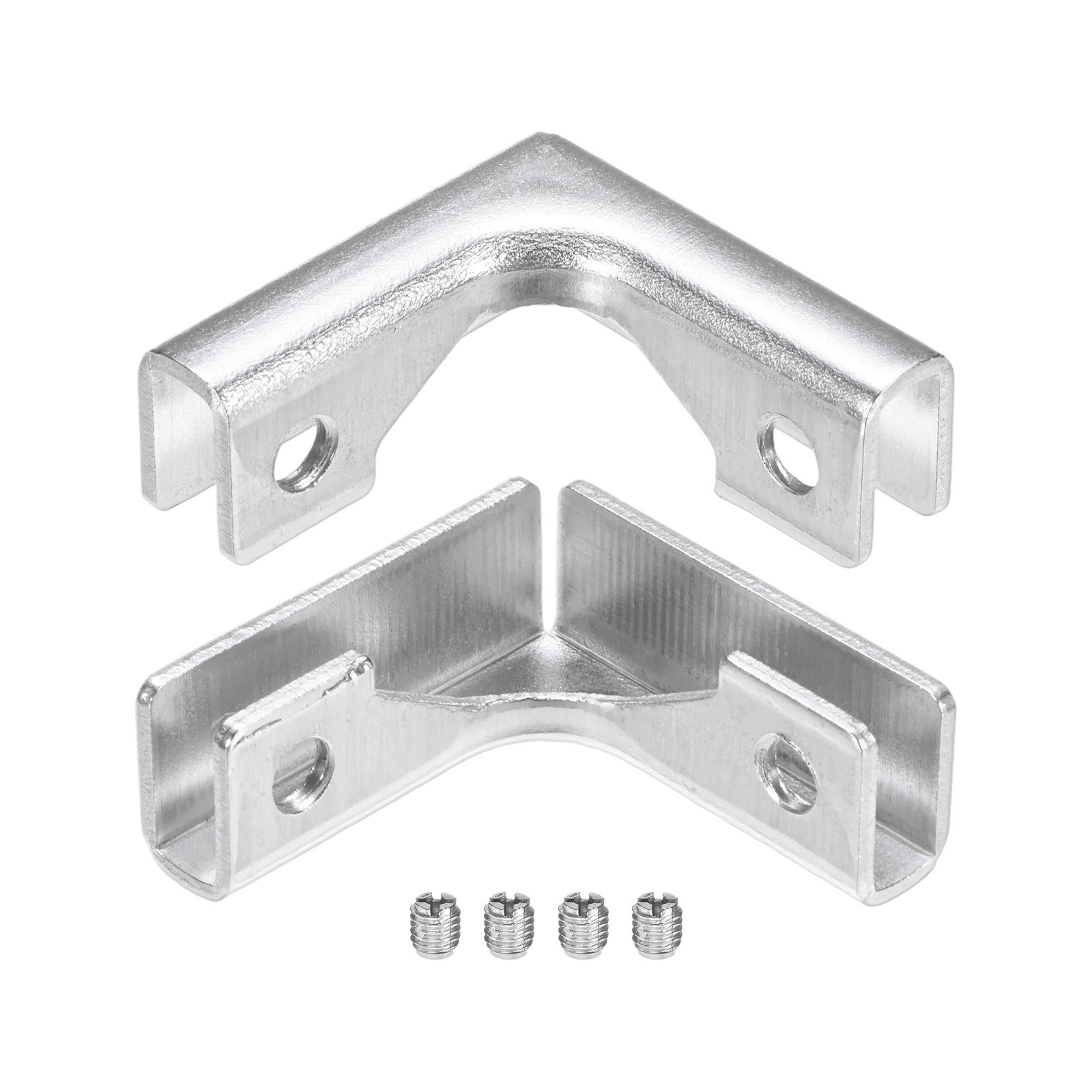 2 PCS 3-7mm Glass Fixing Clip L-Shaped Glass Combination Fixing Bracket
