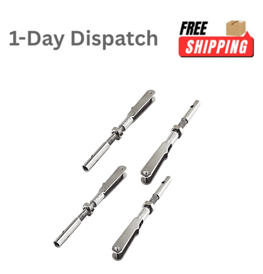 Gracilaria 4PCS M3 Metal Clevis with Rod for RC Plane M3x30mm
