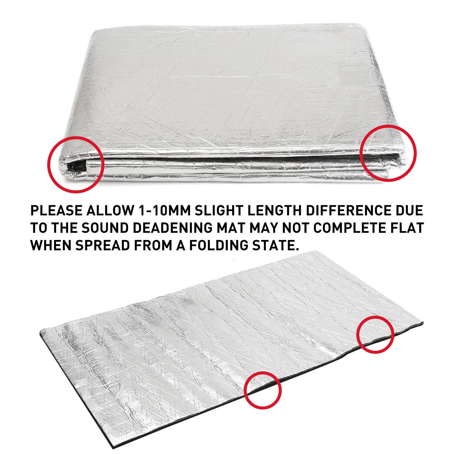 Dustproof Car & Home Sound Deadener Insulation Mat 17” X 315” For Race Car US