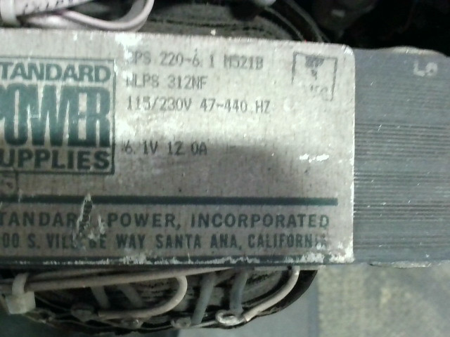 Standard Power NLPS-312NF Power Supply 12AMP 115-230V – Reconditioned