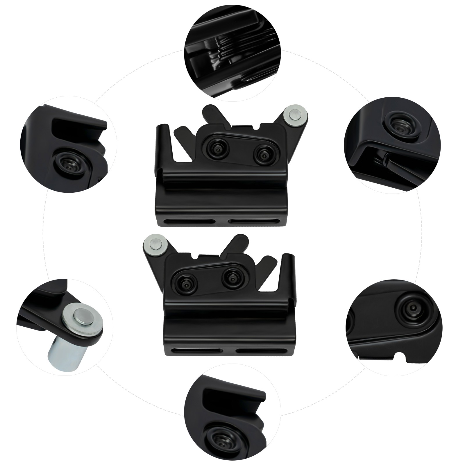 1 Pair Rear Door Rotary Latches Fit for Leer 100XL/XR/XQ/180XL Rear Door Rotary