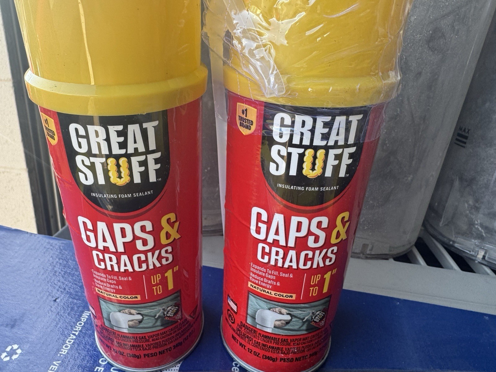 2 Cans Dow Great Stuff Gaps & Cracks Expanding Foam Sealant Insulation 12 Oz