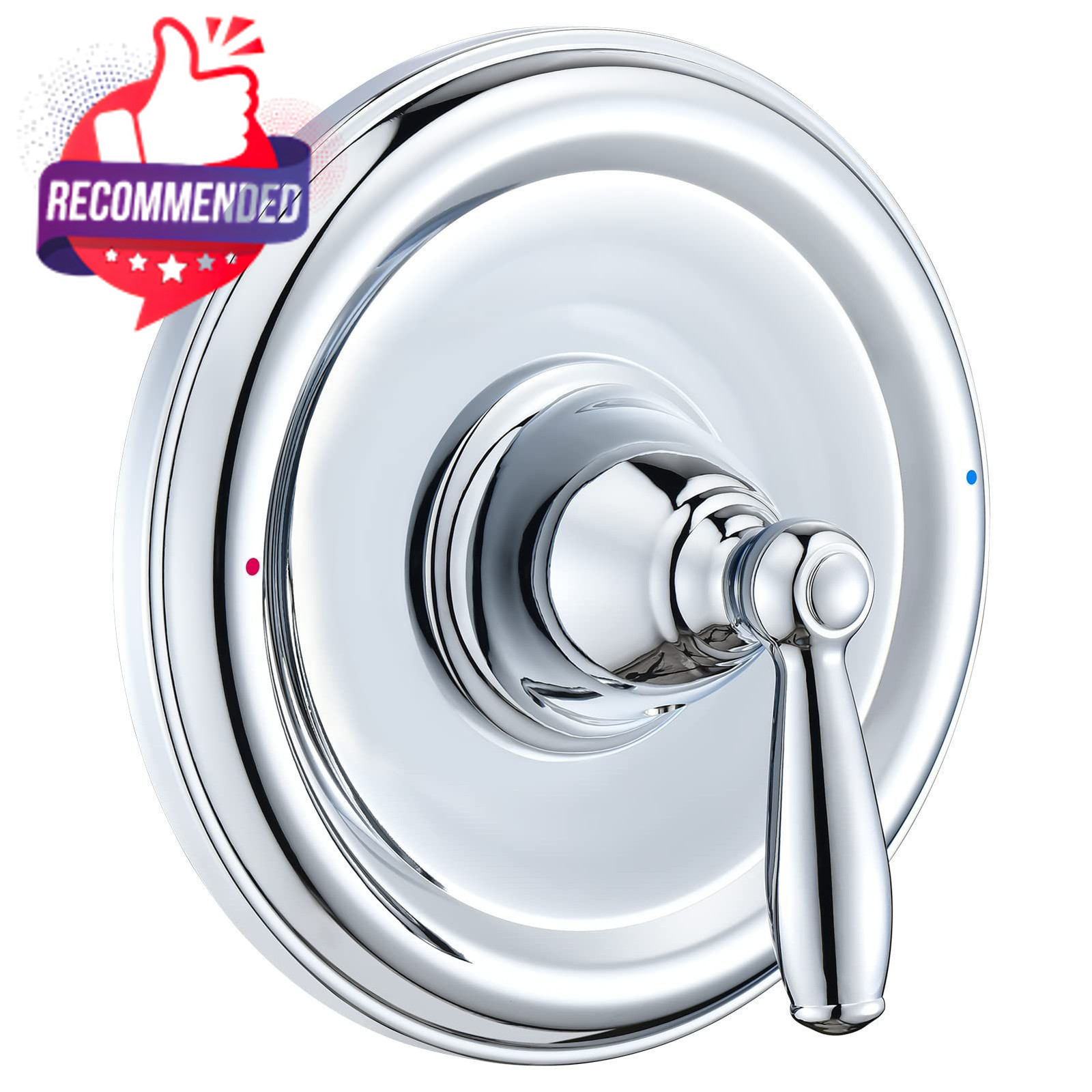 Pressure Balancing Tub and Shower Trim Kit, Compatible with 1 Count, Chrome