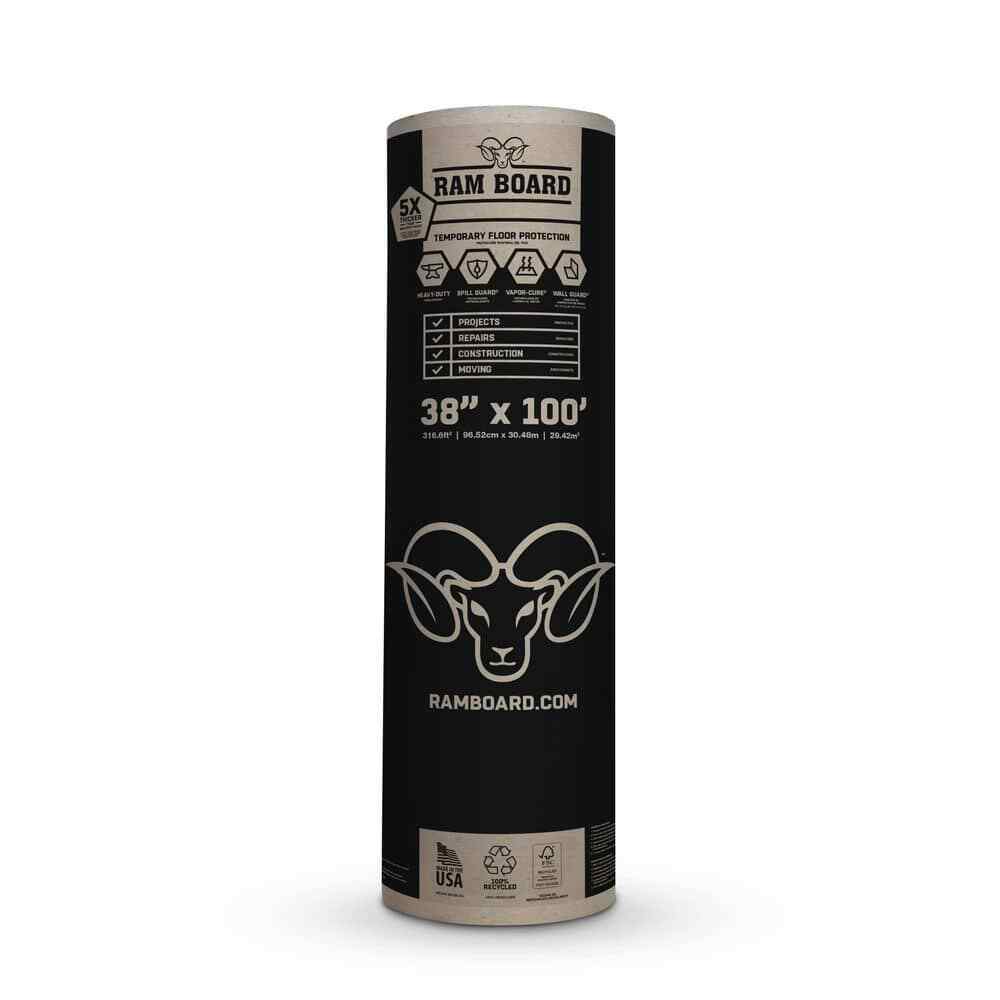 Plastic Sheeting Temporary Floor Protection .042 in. x 38 in. x 100 ft. Protect