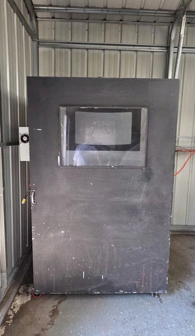 Rolling Powder Coating Oven, Cerakote, 78x45x35 Combo Kit, Generator, Bin, Used