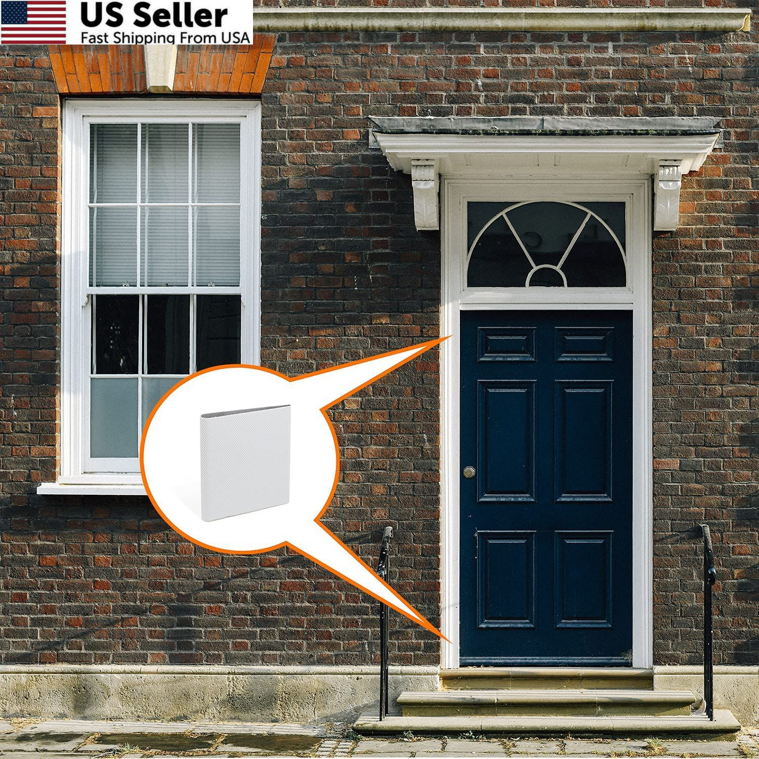 Builder Supply Door Corner Seals – Exterior Doorway Frame Sealing 4 Black