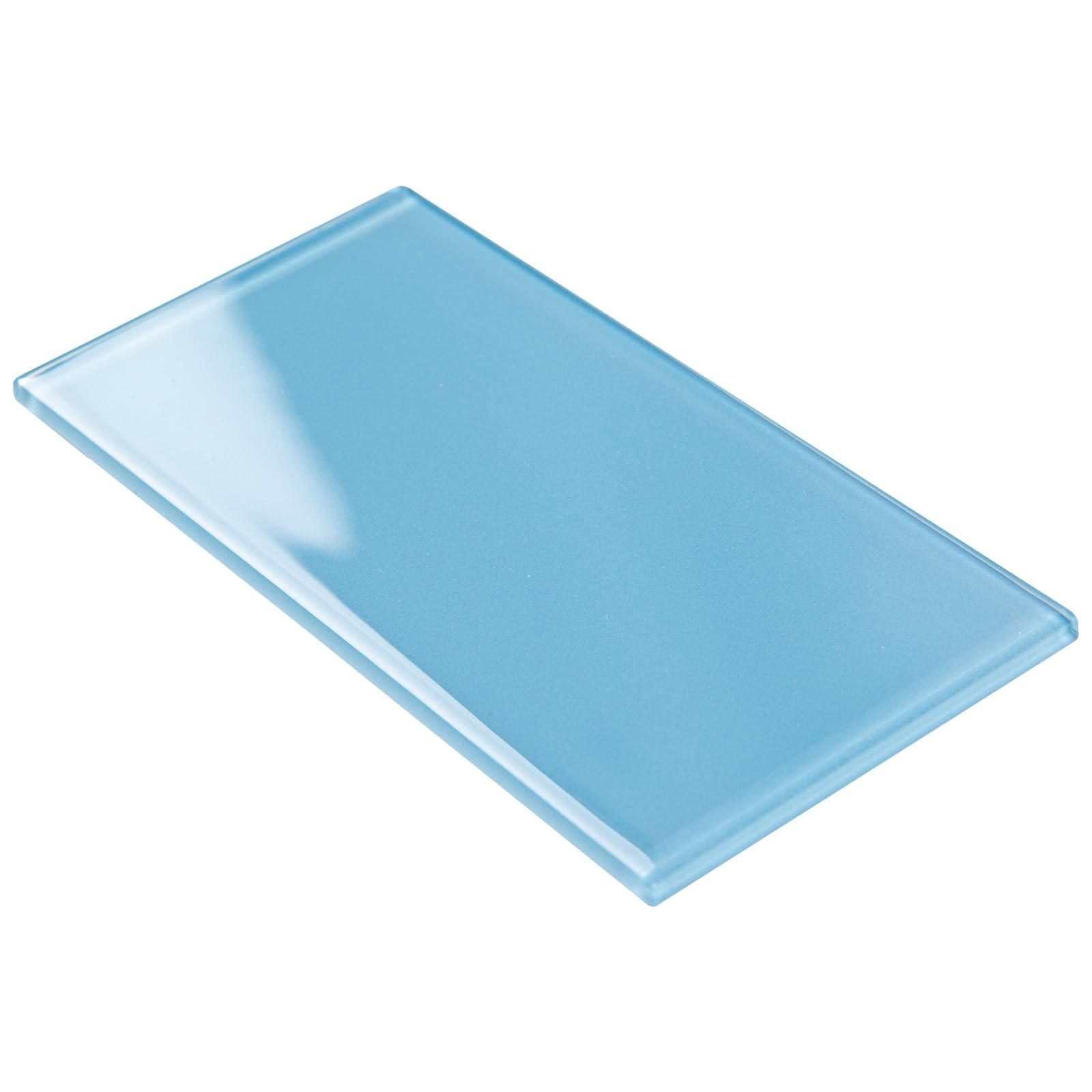 Lovdeco Peel & Stick 3×6″ Blue Glass Subway Tile, 5 Sq Ft, Easy Install