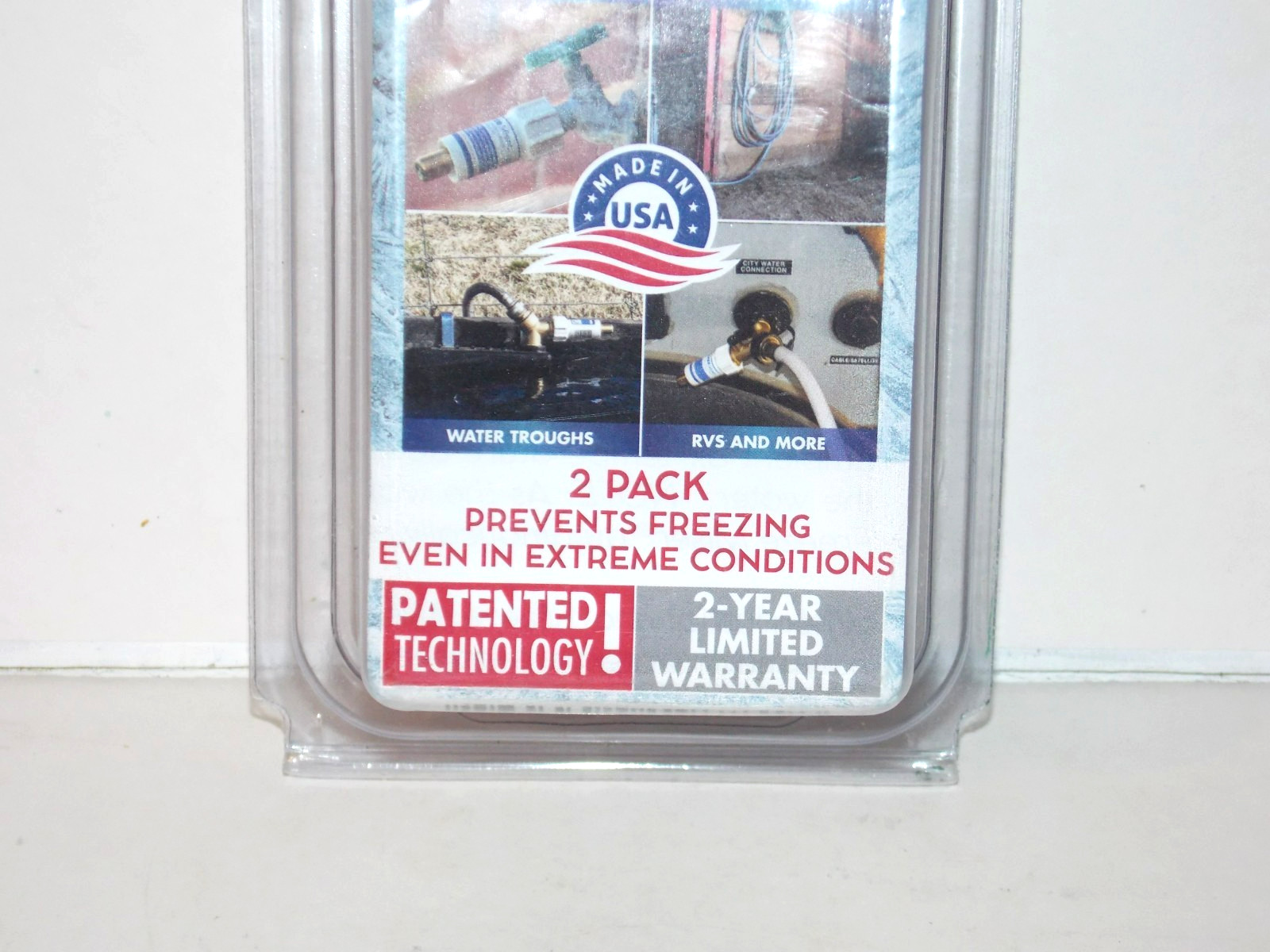 NEW Sealed Freeze Miser 2 Pack – Outdoor Faucet Freeze Protection Home Farm RV