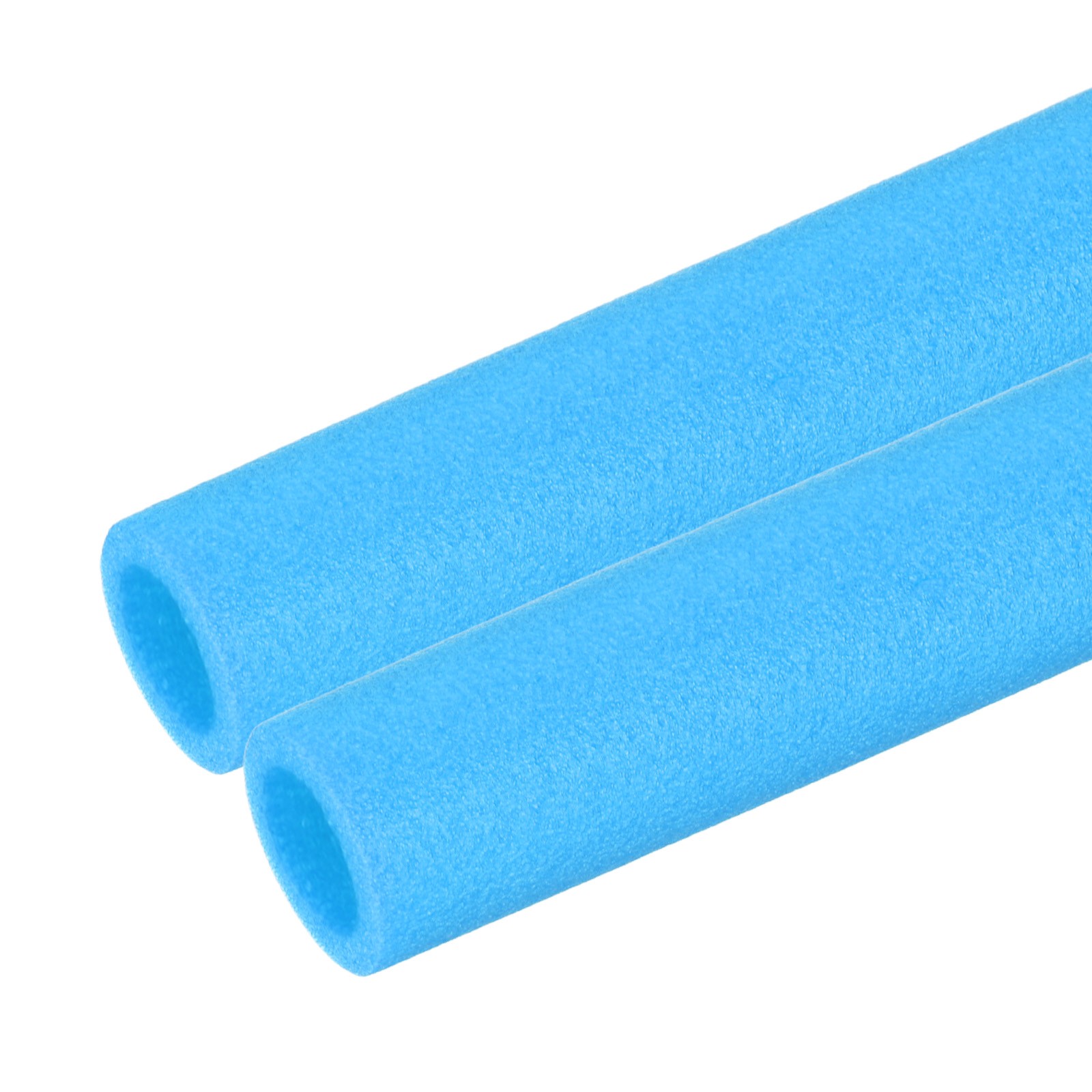 2Pcs 1-1/4″(32mm)IDx3.3FTx2.05″ Pipe Insulation Foam Tube Pool Noodles Blue