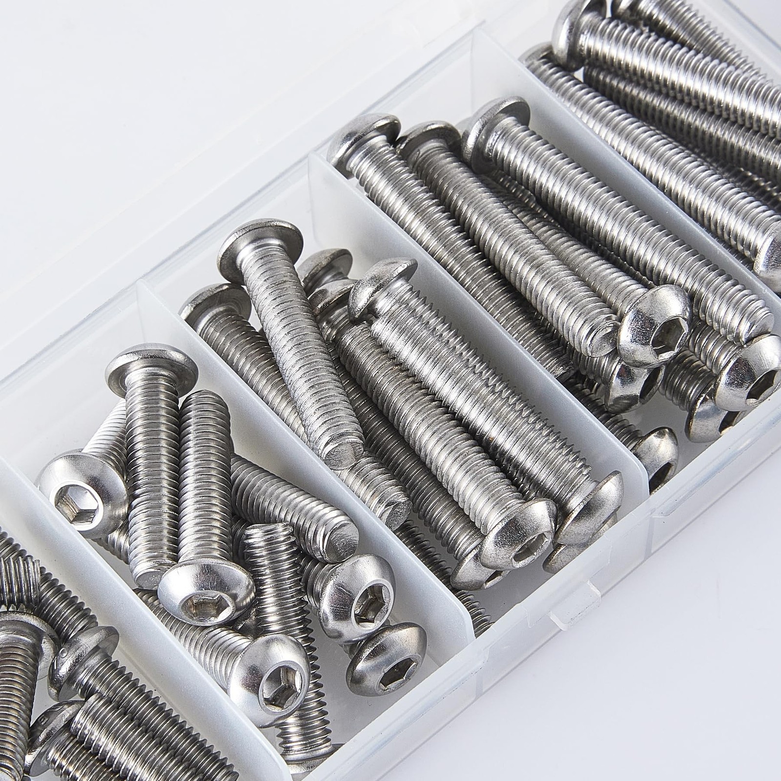M6 x 20mm 25mm 30mm 35mm 40mm Button Head Socket Cap Screws Bolts, Stainless …