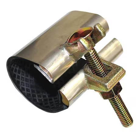 Repair Clamp, Single Bolt, 2-1/2 In, 304 Ss, 24T951