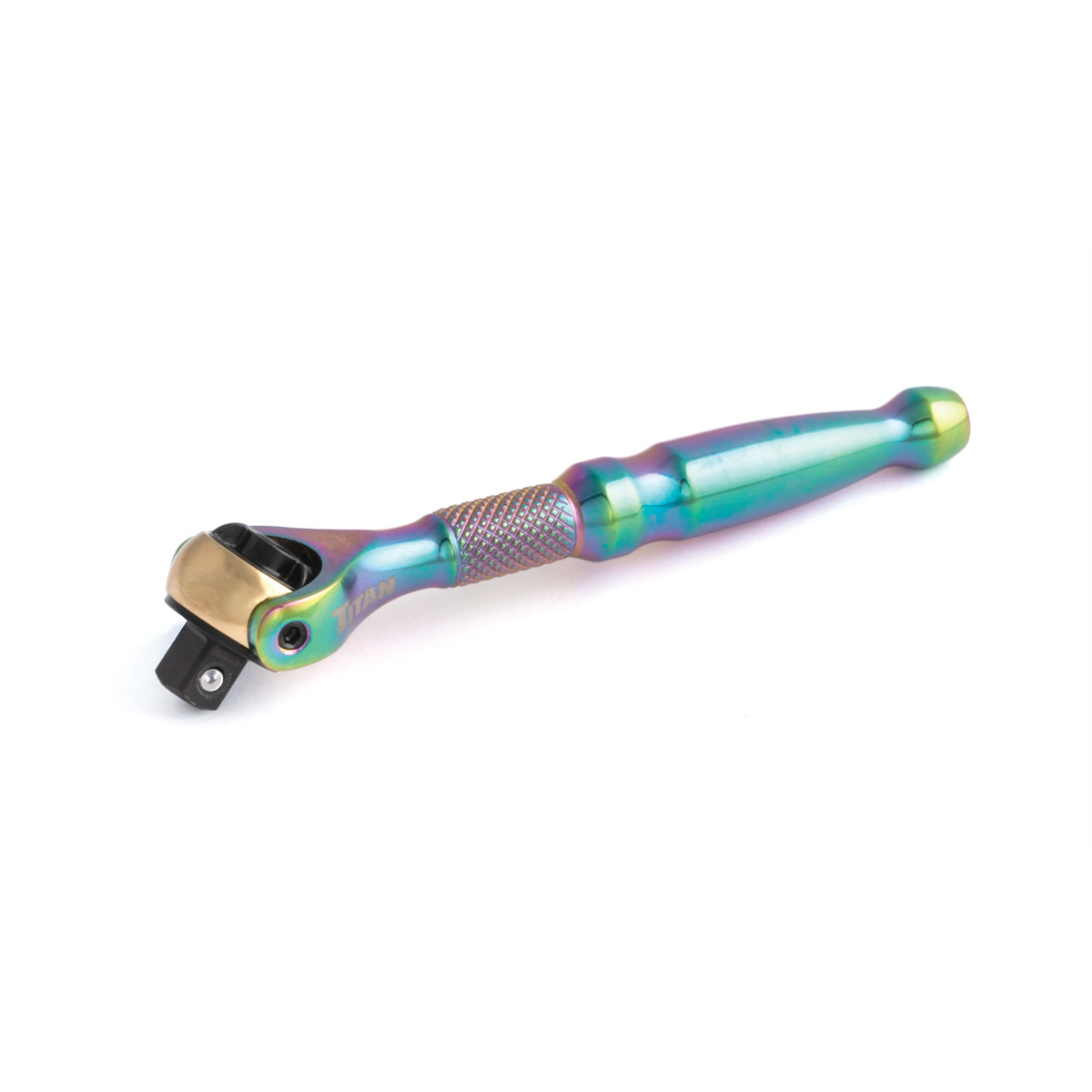 Titan 1/4 in. Drive Titanium Swivel Head Micro Ratchet 11326