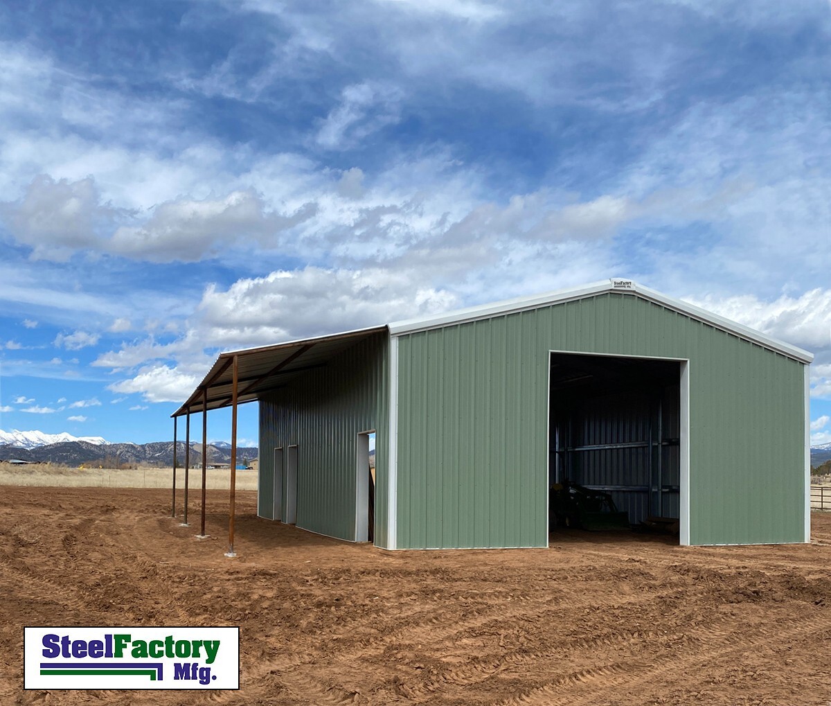 MADE IN USA Steel Factory Prefab 40x60x16 Metal Frame Garage Building Kit