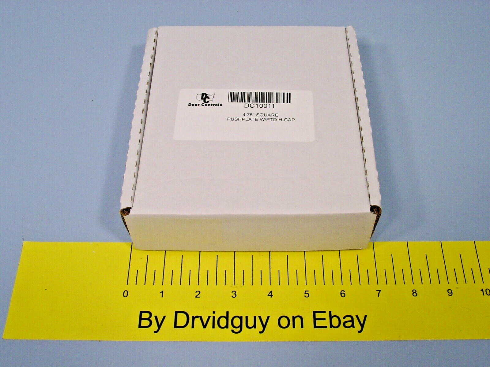 Door Controls DC10011 4.75″ Square PushPlate w/ Push-To-Open Handicap