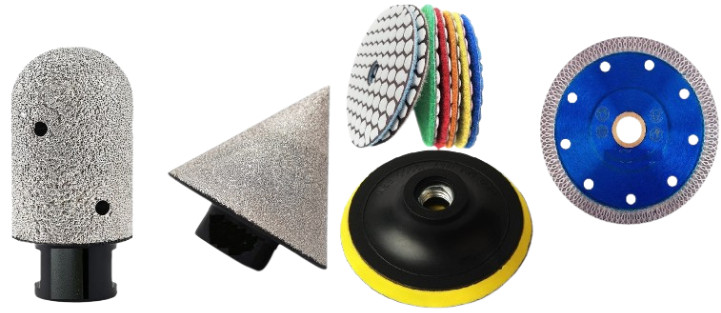 V40 diamond router bit wet polisher stone granite marble ceramic sink work cut