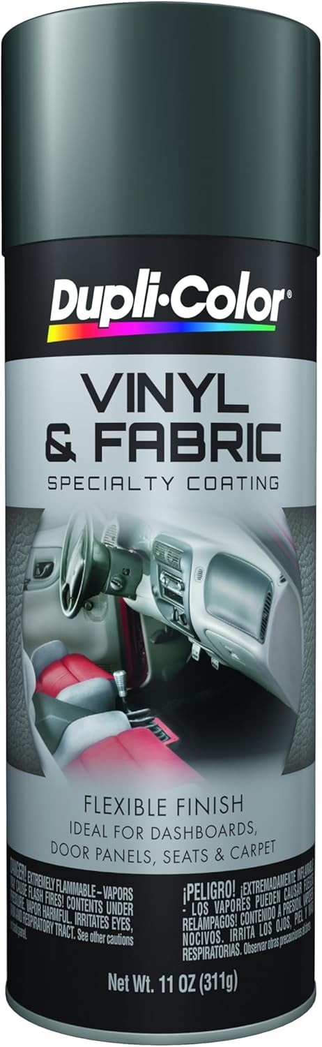 Dupli-Color HVP111 Vinyl and Fabric 11 Ounce (Pack of 1), Charcoal Gray