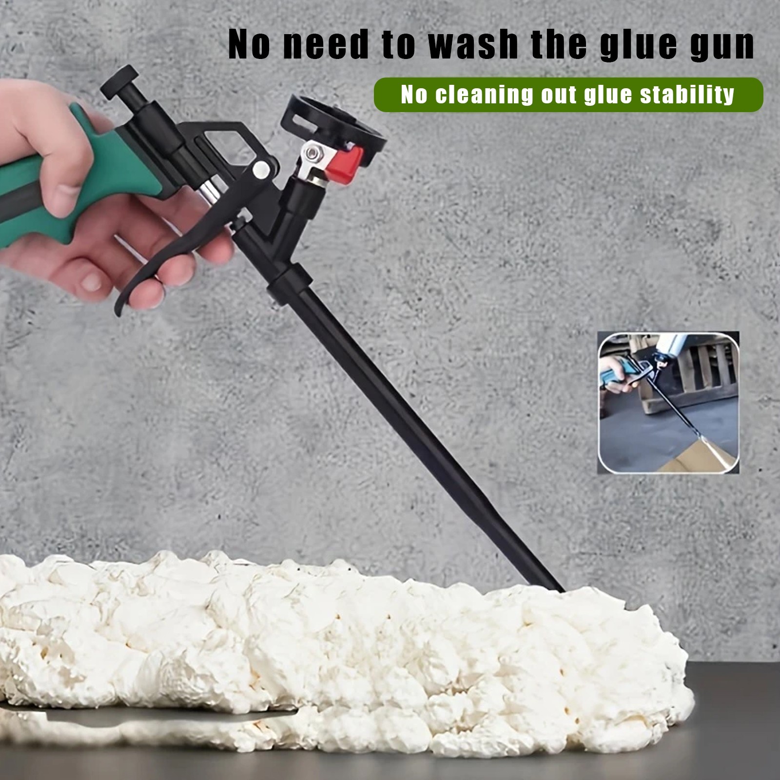 Pro PU Foam Gun Expanding Spray Applicator New & Improved Adapter Basket