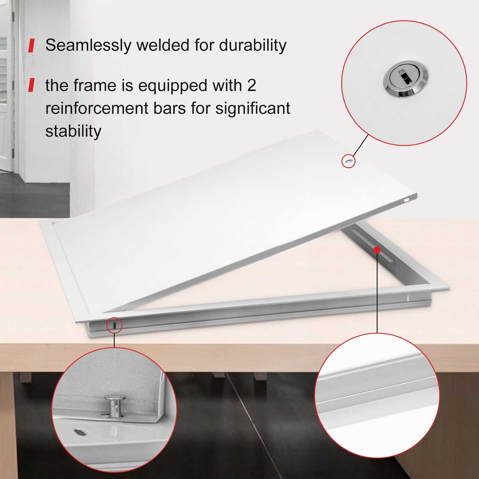 Thicken 1mm 24 x 24 Access Panel for Drywall,Attic Door, Ceiling Access Panel…