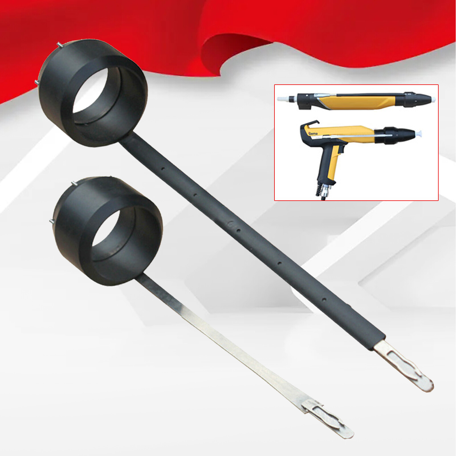 Gun Corona Ring for GEMA OPTIFLEX Conductive Discharge Ring Electrostatic Spray