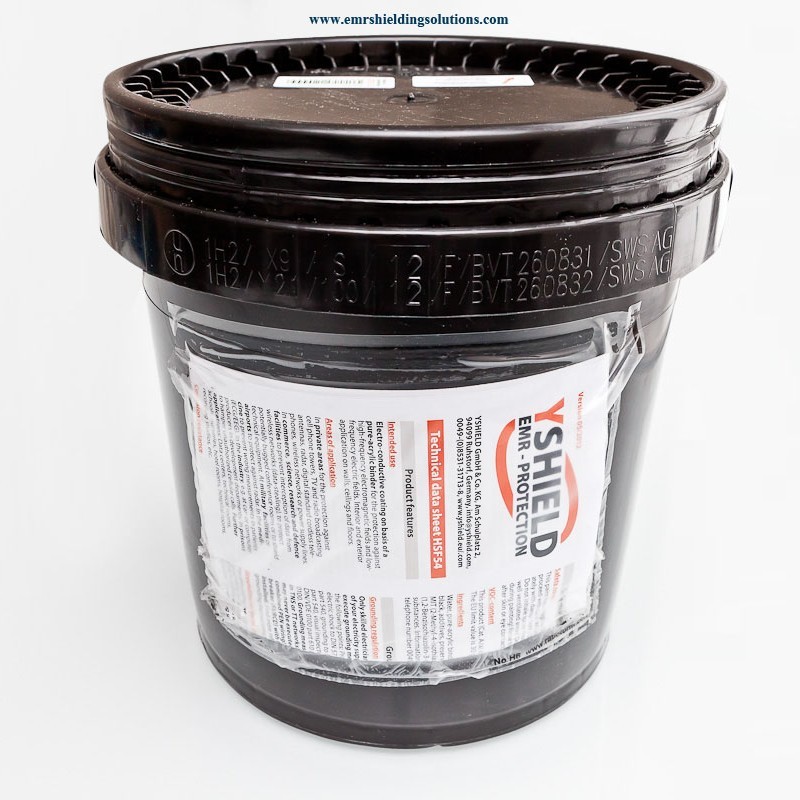 YSHIELD HSF54 – Certified EMF 5G Shielding Paint 5L (Internal/External use)