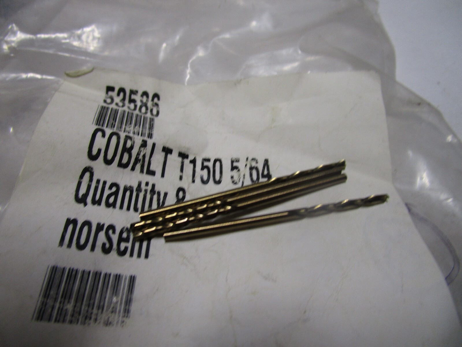 5/64″ Cobalt 135° Split Point Gold Finish Jobber Drill QTY 4