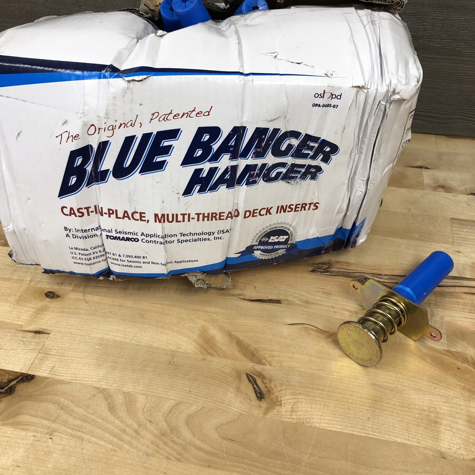 50 Pcs Blue Banger Hanger SDI381258 Metal Deck Insert Fits 3/8″ 1/2″ 5/8″ New