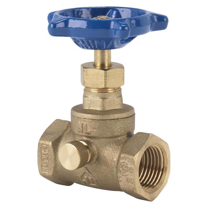 BK Products 105-104NL ProLine Brass Stop and Waste Valve 3/4 x 3/4 FIP in.