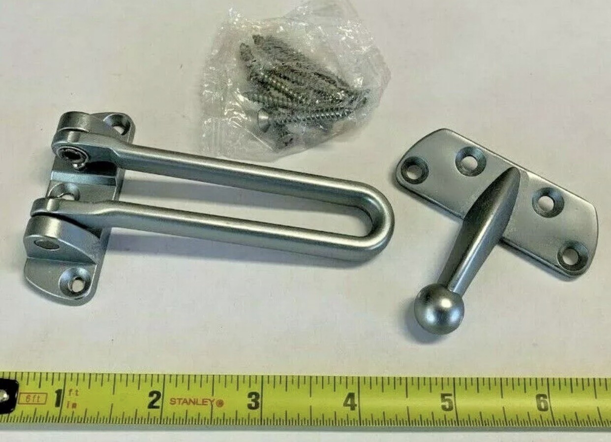 87462 Satin Chr H.D. Swing Bar door lock