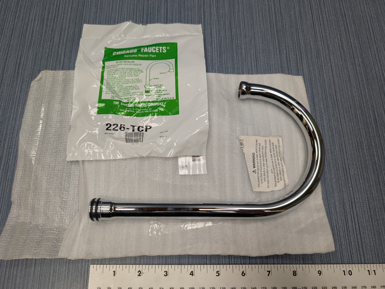 CHICAGO FAUCETS GN2FCJKABCP (Spout Only) Brass Fits Chicago Faucets 26Y215