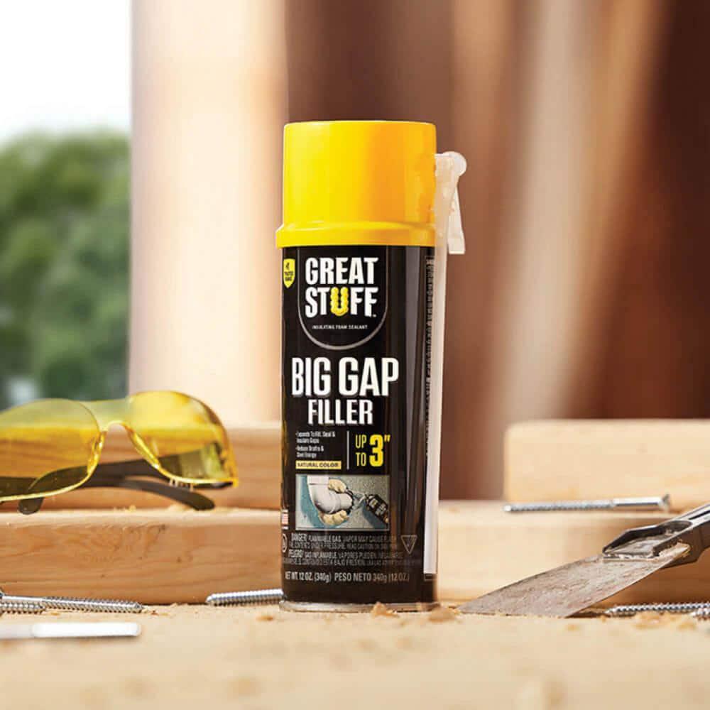 R3.7 Dow Great Stuff BIG Gaps & Cracks Expanding Foam Sealant Insulation 12oz