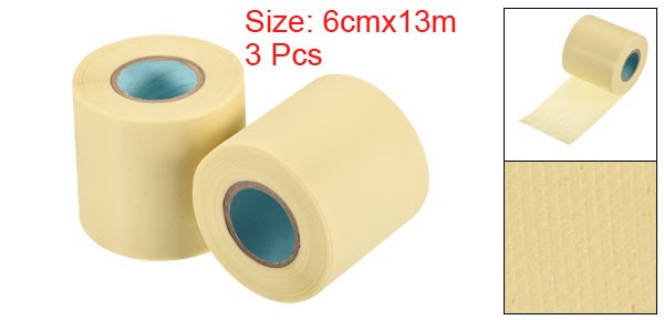 3pack Wrap Pipe Protective Tape Non-Adhesive 6cmx13m Tube Protector Beige