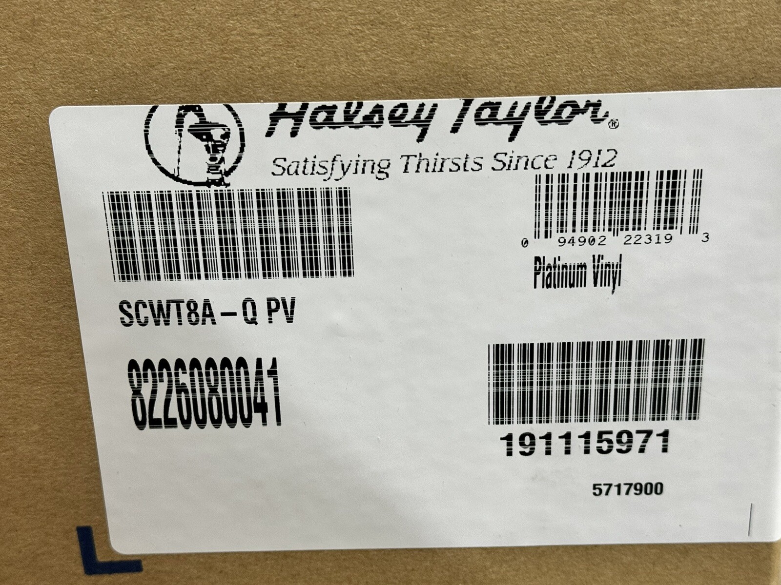 8-GPH Platinum Floor Mount Non-Filtered Halsey Taylor Cooler Drinking Fountain