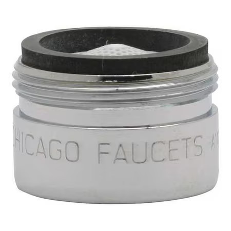 Chicago Faucet E70jkabcp Laminar Outlet, 0.5 Gpm, 13/16-27 Male
