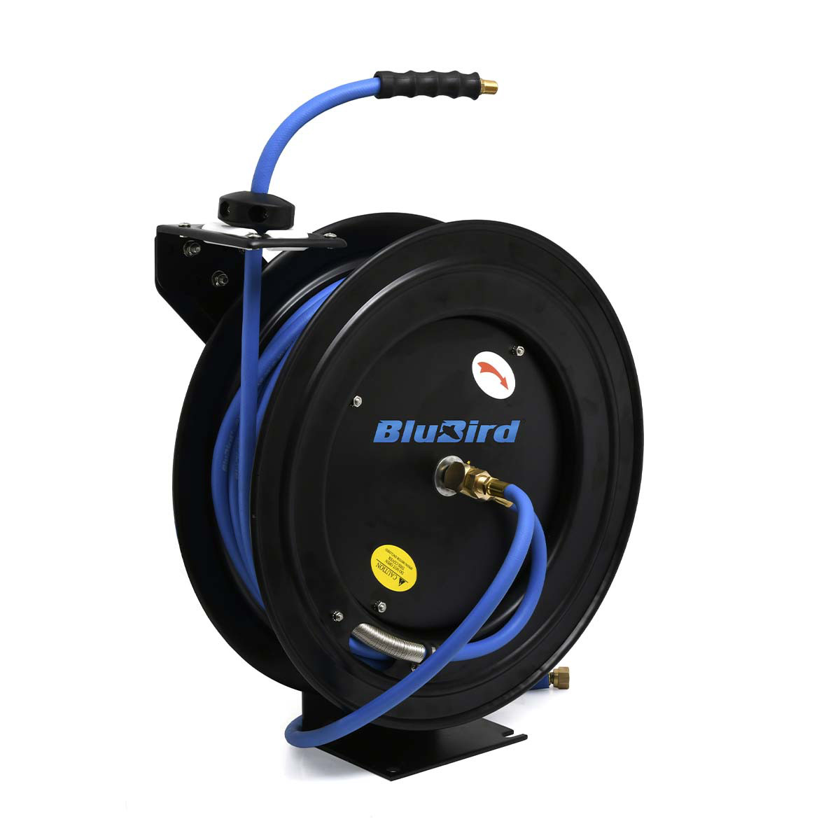 10010473 BluBird BluBird Air Hose on 18 Gauge Reel 1/2 in. x 65 ft.