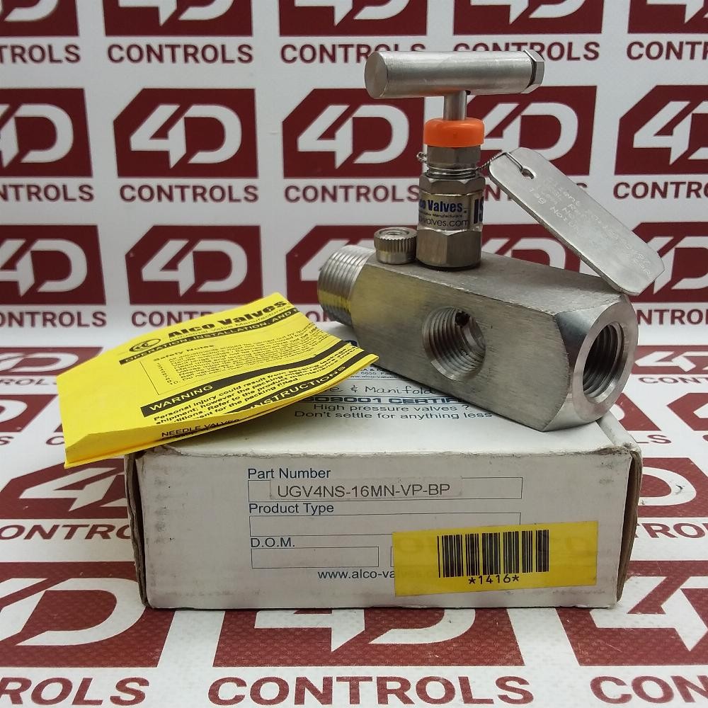 UGV4NS-16MN-VP-BP | Alco Controls | Gauge Valve, Multiport Needle, Opened