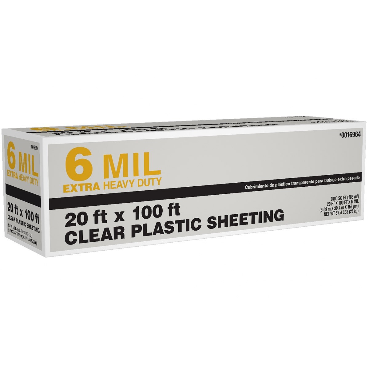 Plastic Sheeting 20′ x 100′ – Lot of 4 Each