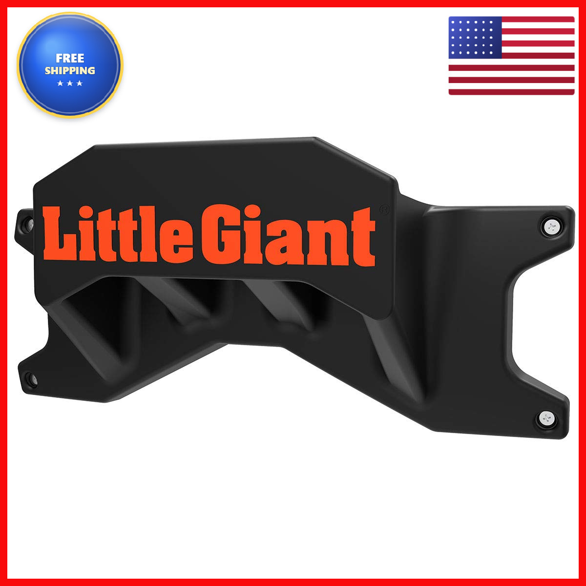Little Giant Ladder Systems 15097 Ladder Storage Rack Black/Orange