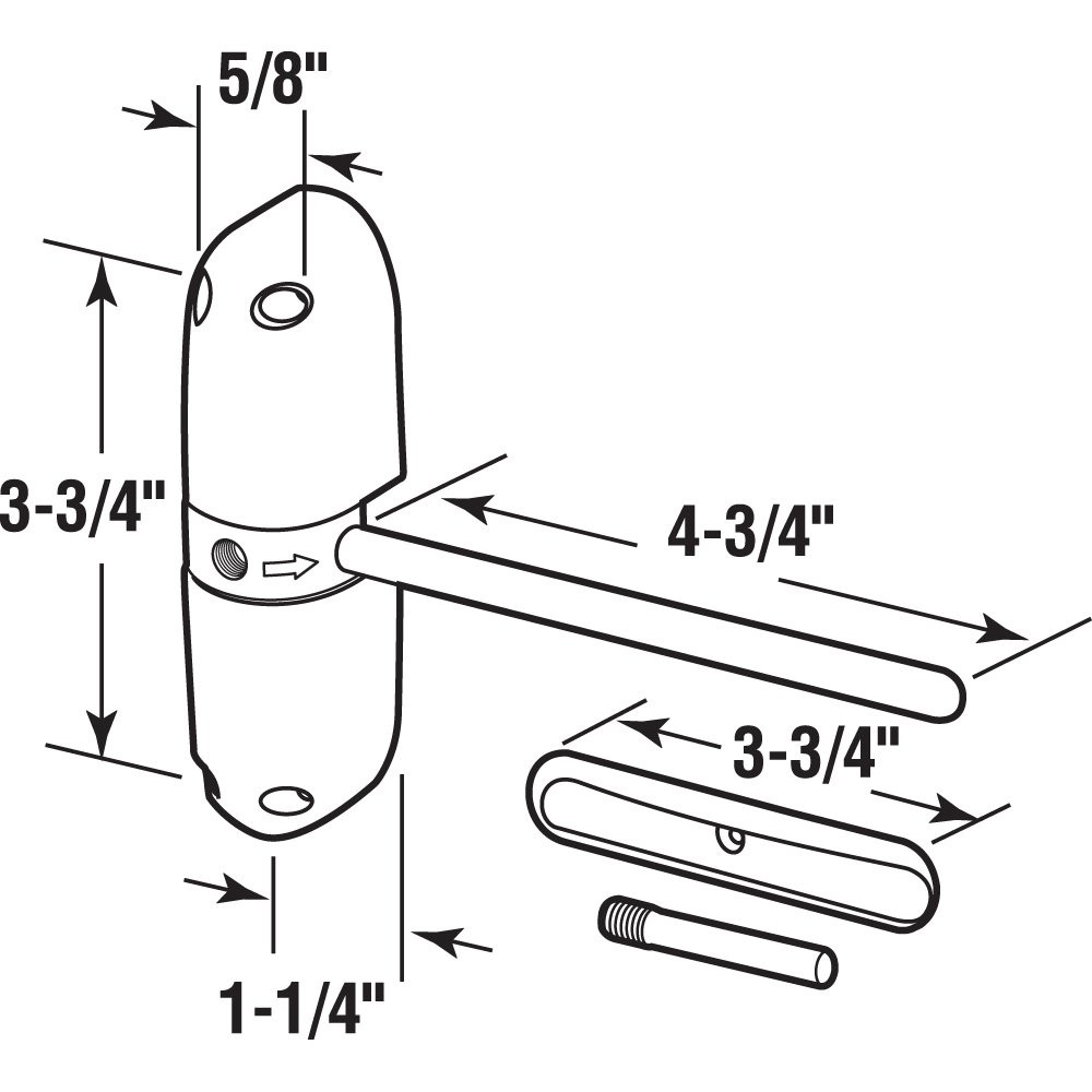 KC16HD Safety Spring Door Closer – Easy to Install to Convert Hinged Doors to…