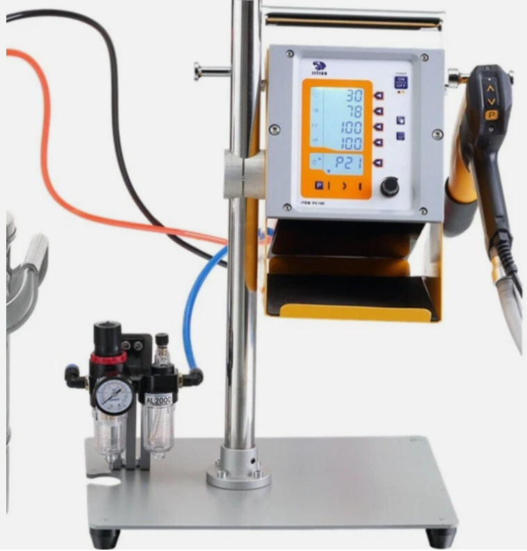 Electrostatic Powder Coating Machine Powder Sprayer Paint System w/Spray Gun