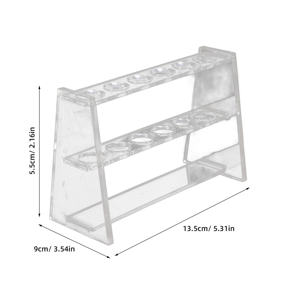 Test Tube Storage Organizer Science Lab Racks Reusable Caulking Holder