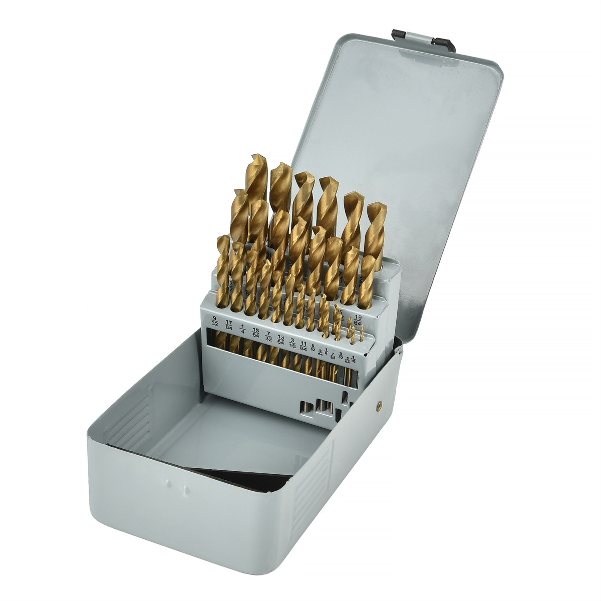 K Tool International LK190114 K Tool International Drill Bit Set Titanium 29 Pc