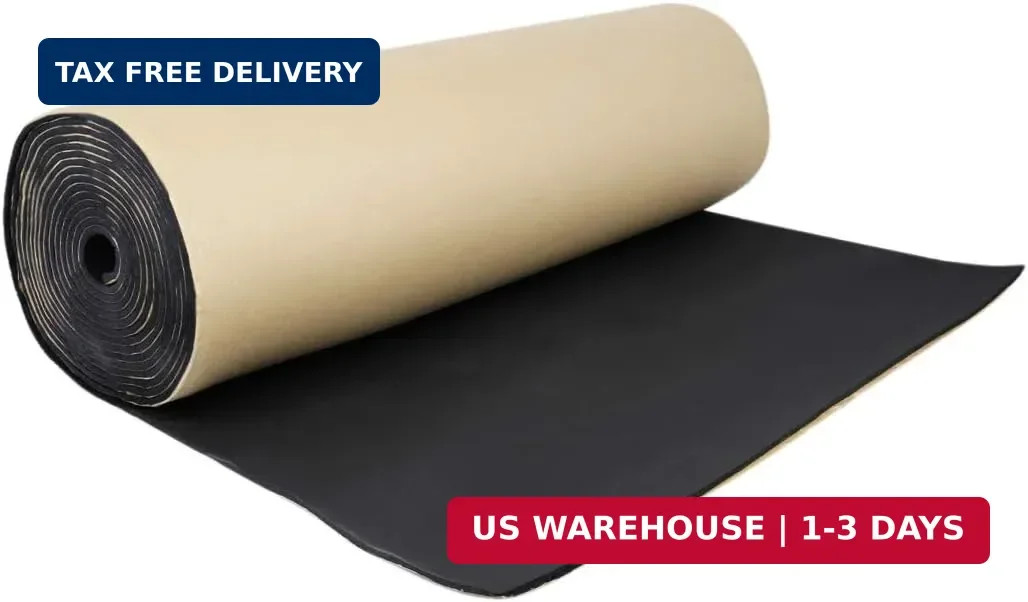 uxcell 315mil 8mm 16.36sqft Car Heat Insulation Foam Sound Deadening Dampening M