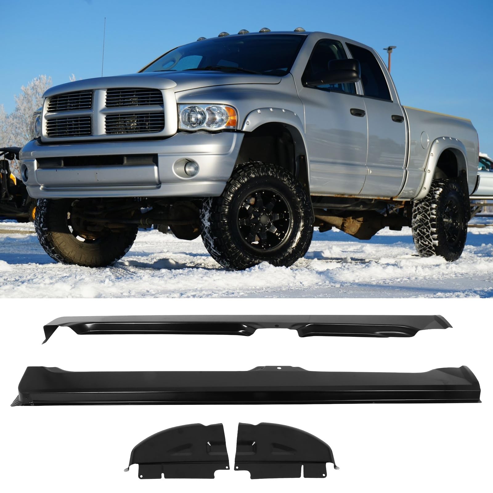 Outer Rocker Panels and Cab Corners RAM 1500 2500 3500 2002-2008 LH RH Pair