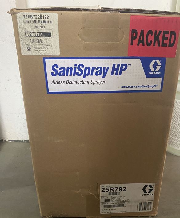 Graco SaniSpray HP 25R792 Portable Hopper Sprayer